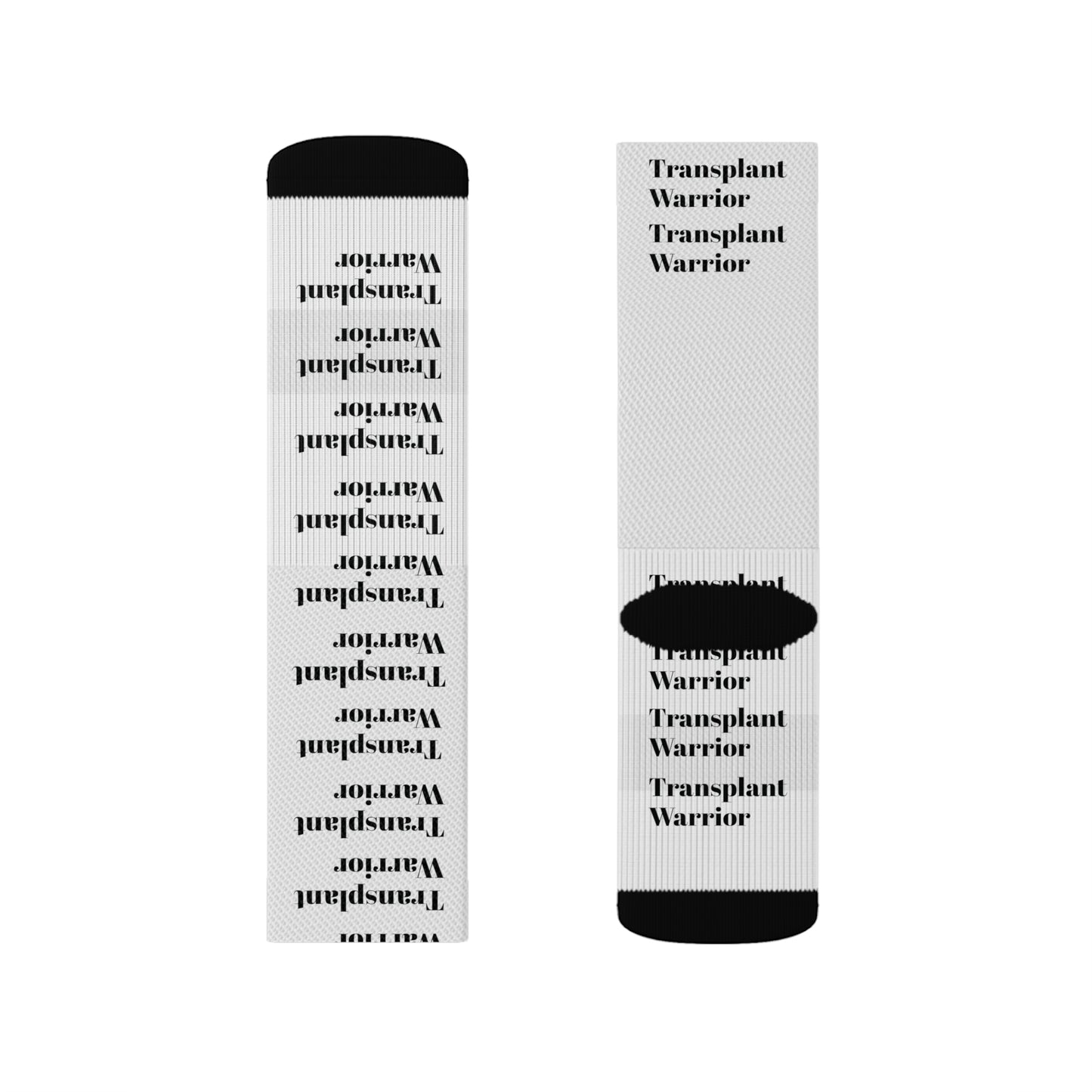 Transplant Warrior Sublimation Socks