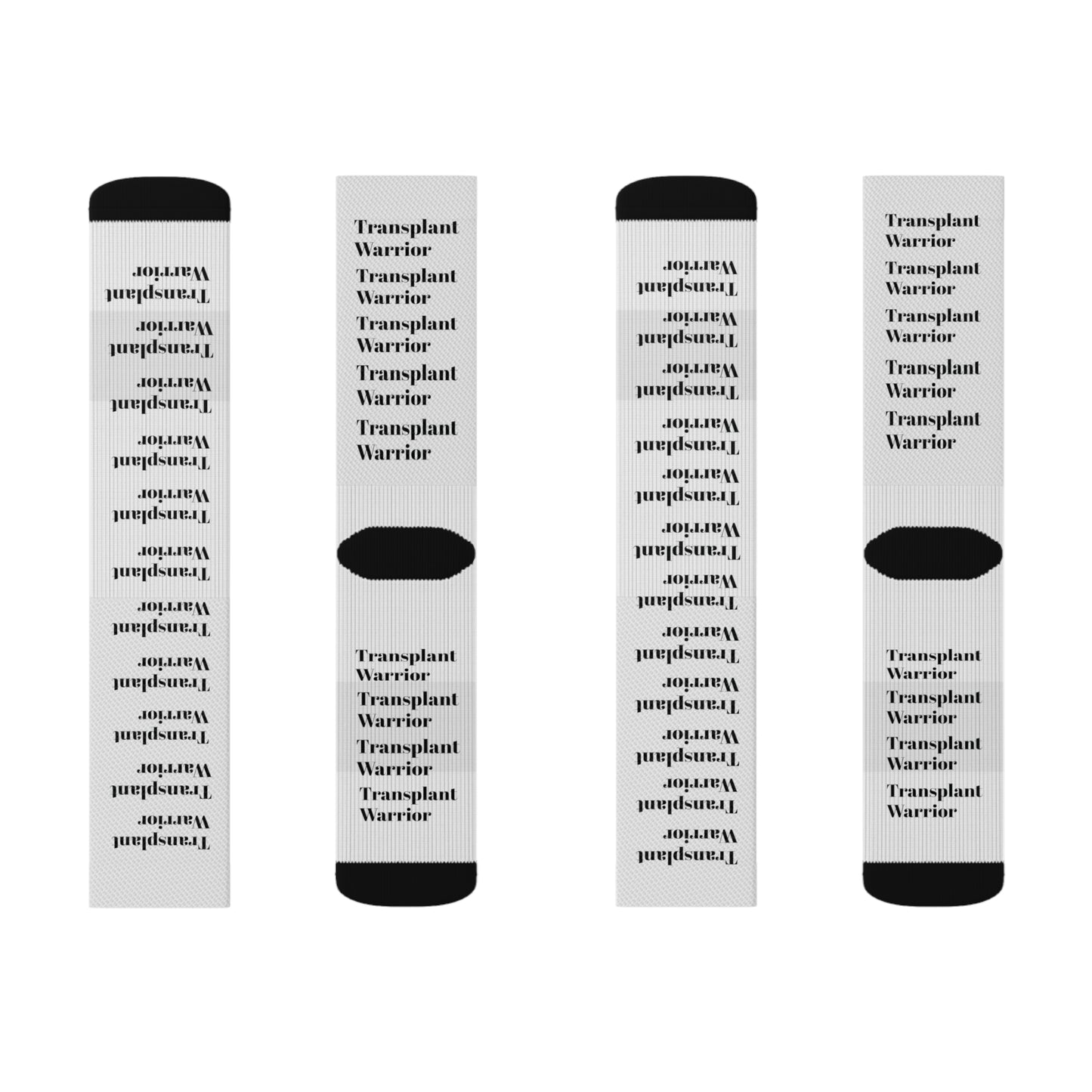 Transplant Warrior Sublimation Socks