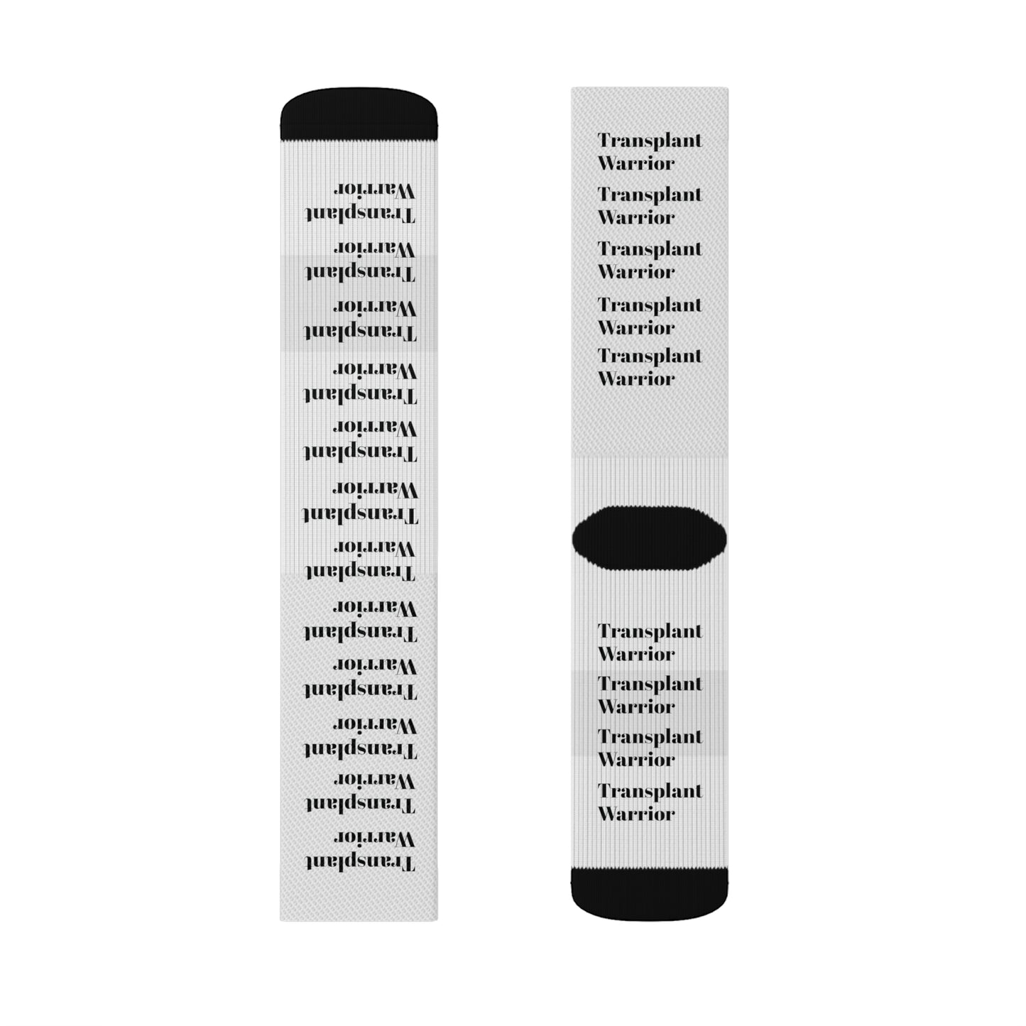 Transplant Warrior Sublimation Socks