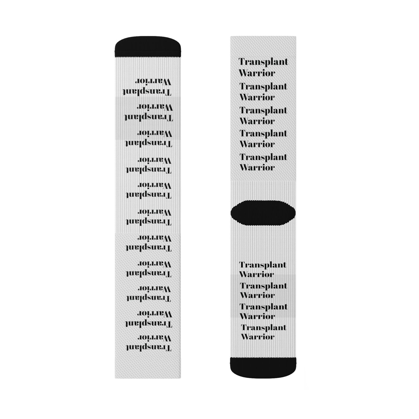 Transplant Warrior Sublimation Socks
