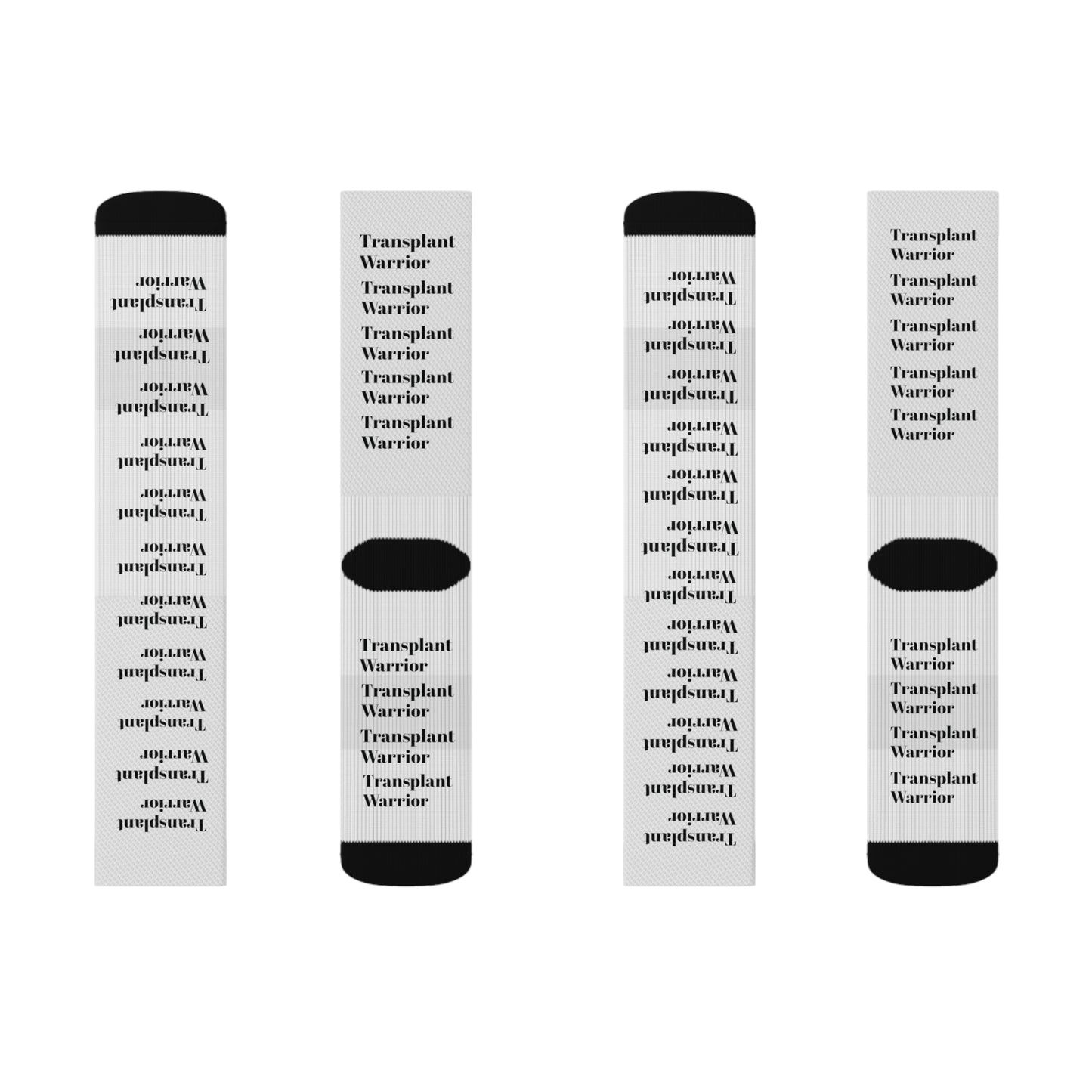 Transplant Warrior Sublimation Socks