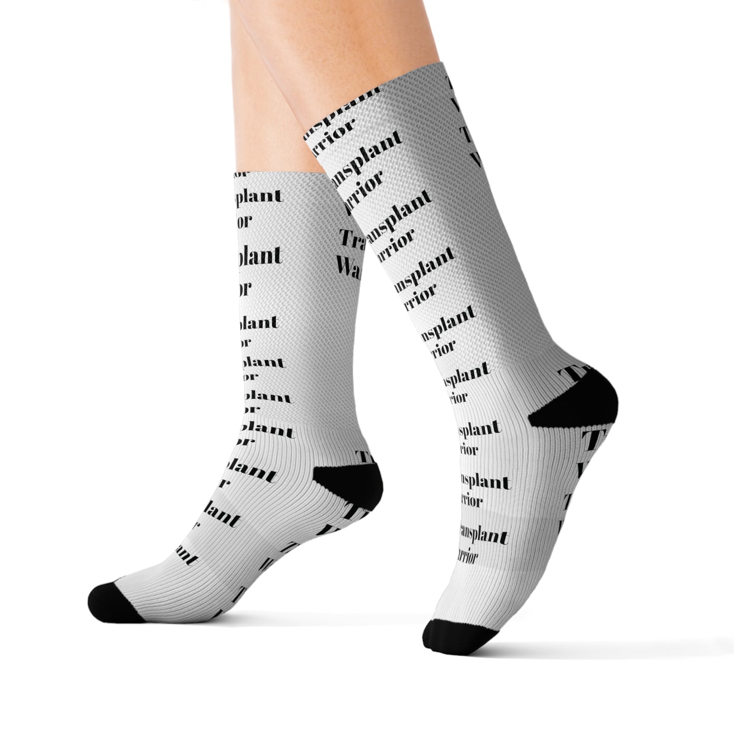 Transplant Warrior Sublimation Socks