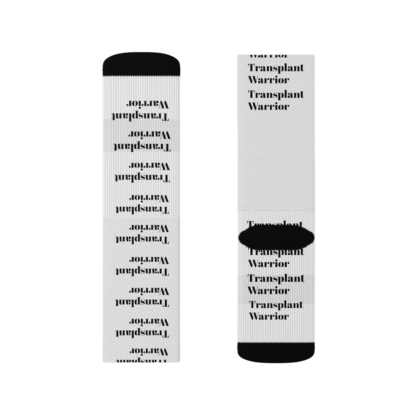 Transplant Warrior Sublimation Socks