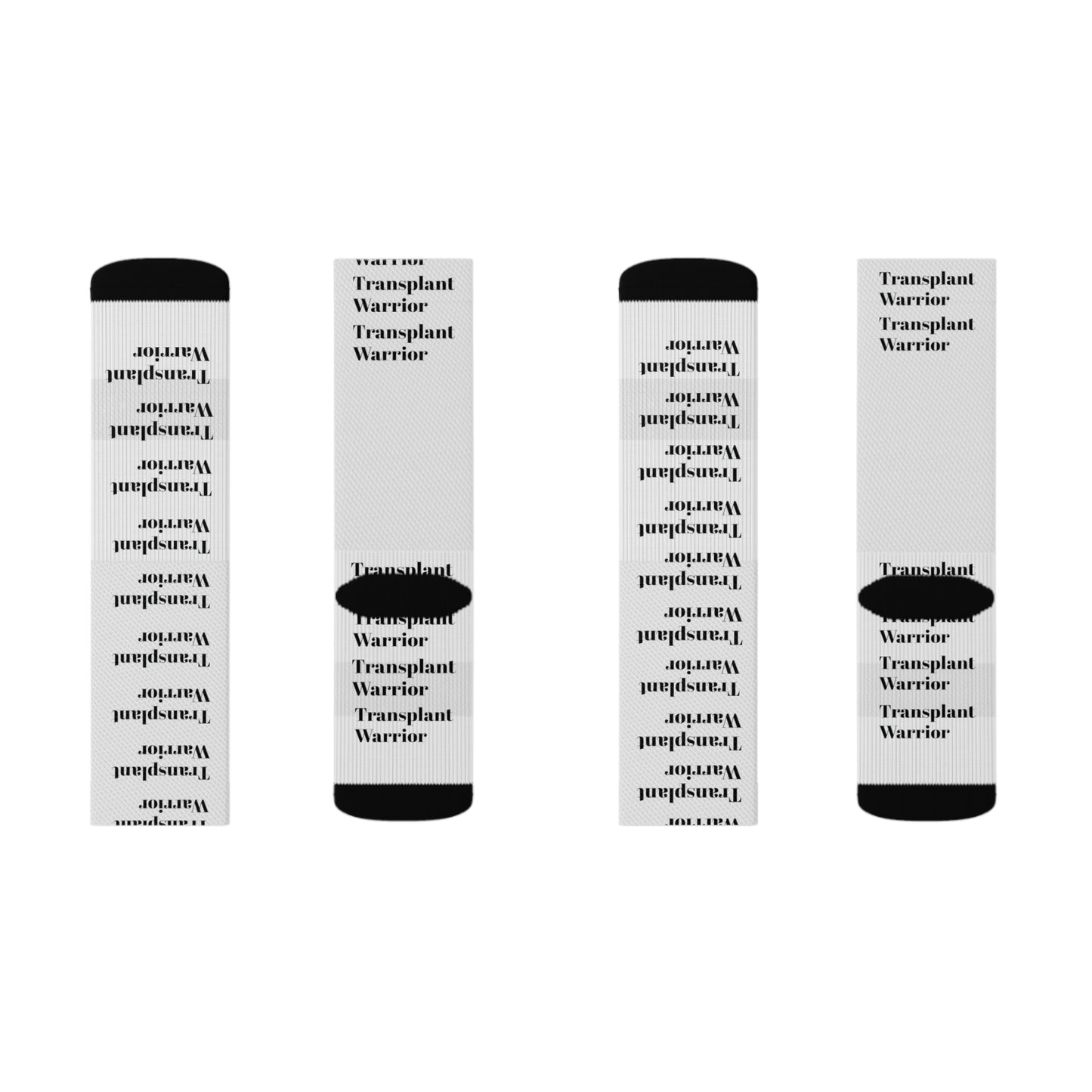 Transplant Warrior Sublimation Socks