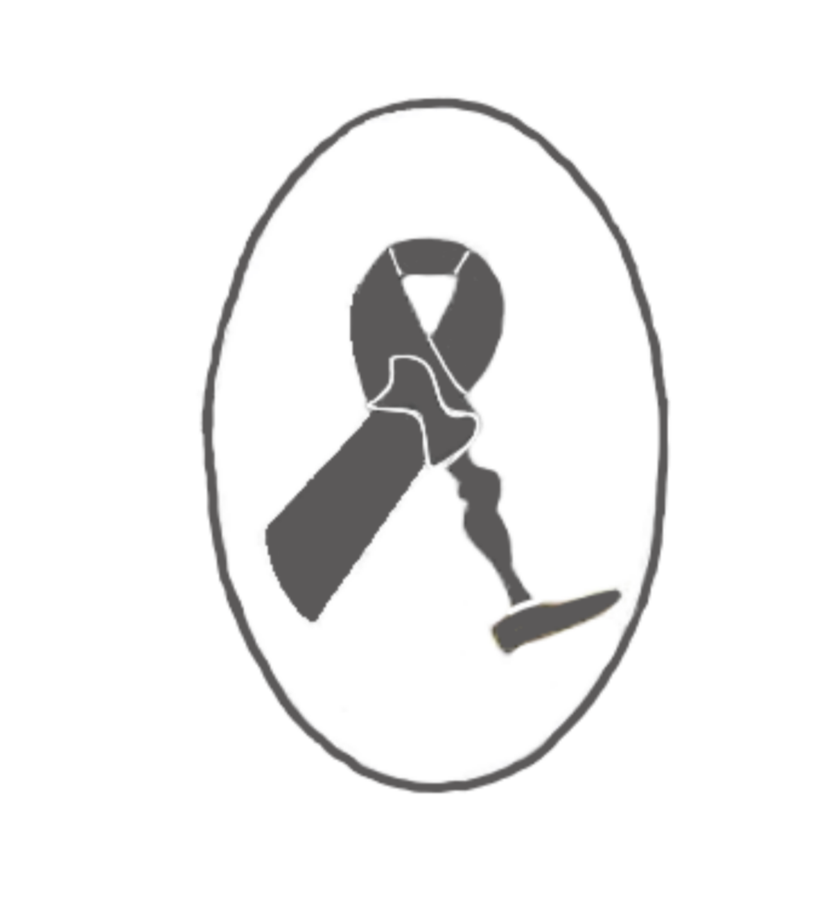 Customized Amputee Ribbon Disabled Decal, Wheelchair Decal,