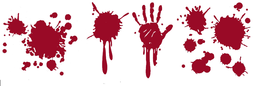 Whats your favorite scary movie? and blood splatter decals Reserved for Courtney