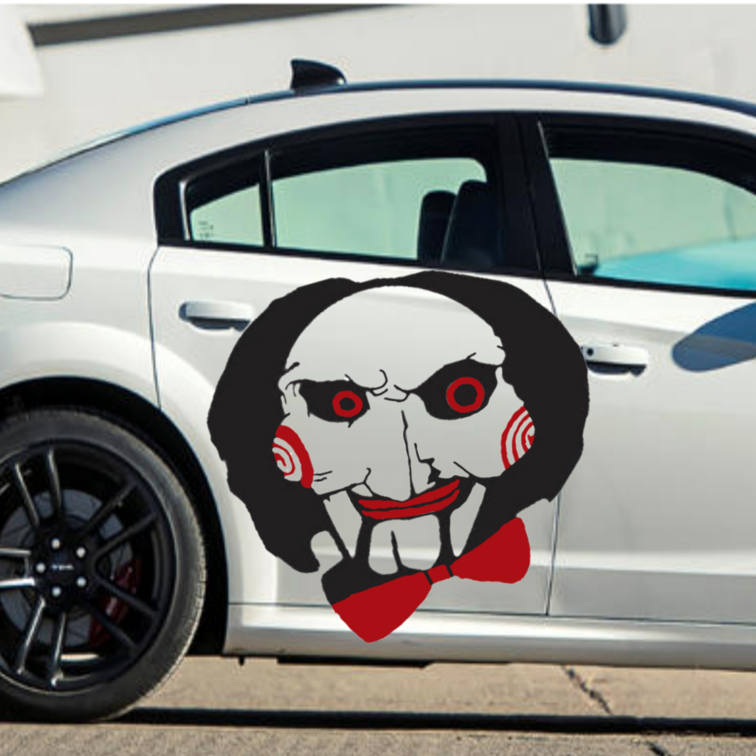 Jigsaw Decal, Jigsaw Hood Sticker