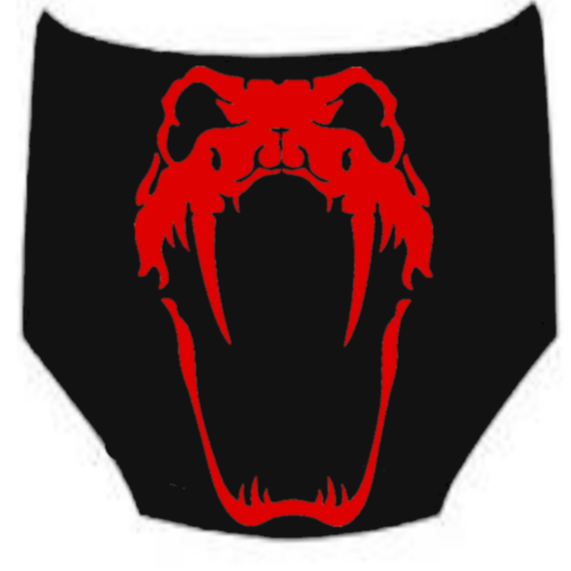 Viper Large Truck Decal, Snake Large Auto Accent