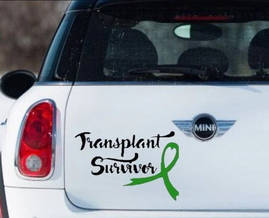 Organ donation car vinyl decal
