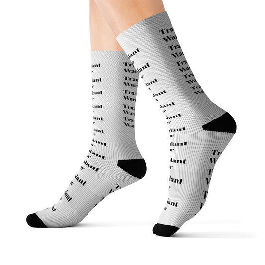 Transplant Warrior Sublimation Socks